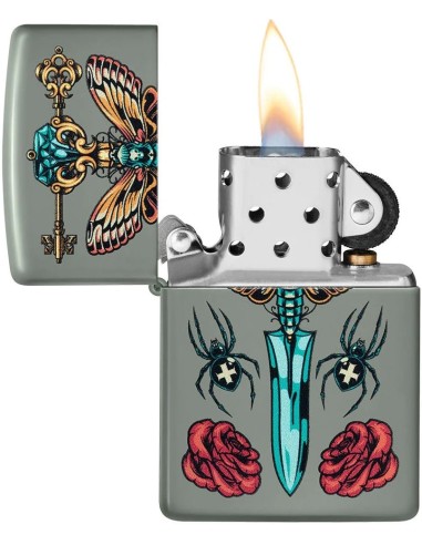 خرید فندک زیپو Zippo 49860 (Gothic Dagger Design)
