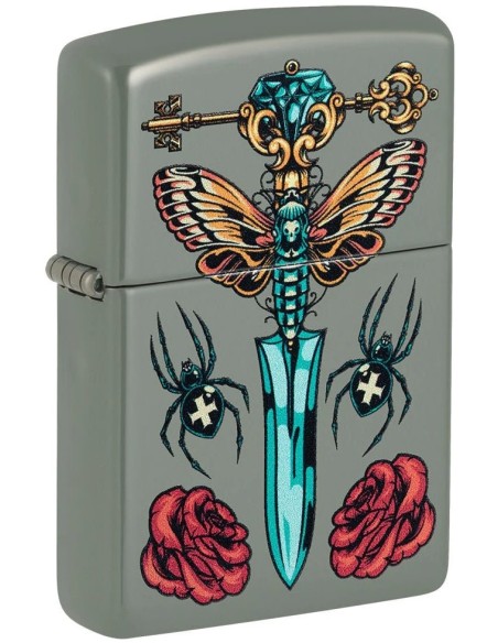 خرید فندک زیپو Zippo 49860 (Gothic Dagger Design)