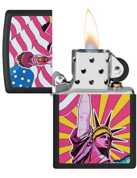 خرید فندک زیپو Zippo 49784 (Lady Liberty Design)