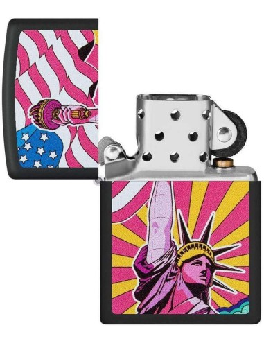 خرید فندک زیپو Zippo 49784 (Lady Liberty Design)