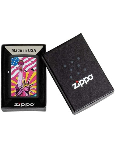 خرید فندک زیپو Zippo 49784 (Lady Liberty Design)