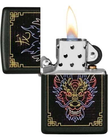 خرید فندک زیپو Zippo 49396 (Neon Dragon Design)