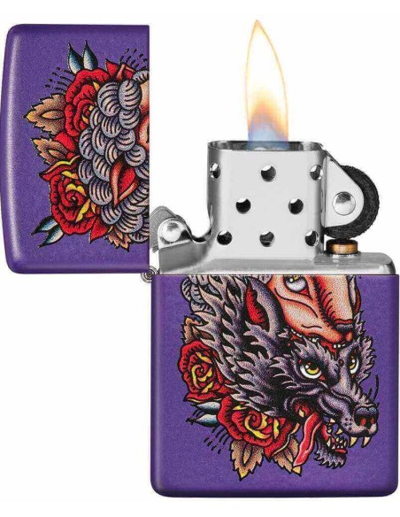 خرید فندک زیپو Zippo 49413 (Wolf Design)
