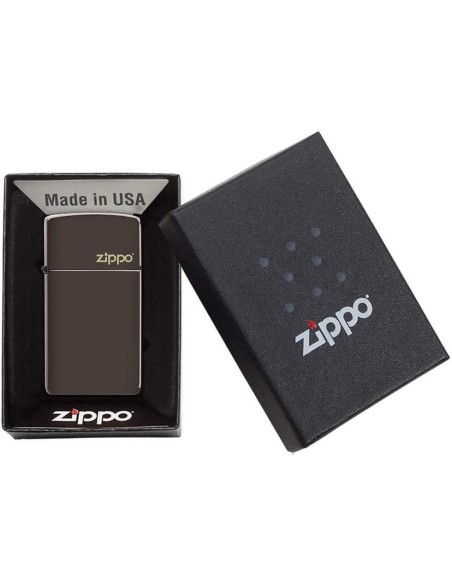 خرید فندک زیپو اسلیم Zippo 49266ZL (Slime Brown Zippo Log)