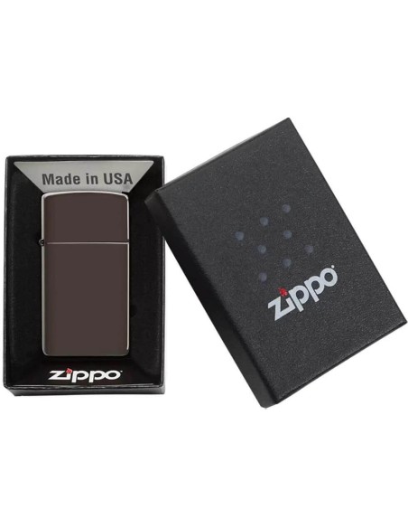 خرید فندک زیپو اسلیم Zippo 49266 (Slim Brown)