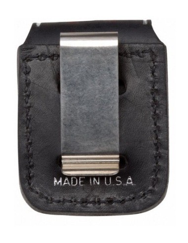 کیف چرمی مشکی زیپو Zippo