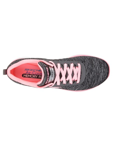 خرید کفش اسکچرز / کفش اسکیچرز زنانه Skechers Flex Appeal 2.0 اصل طوسی